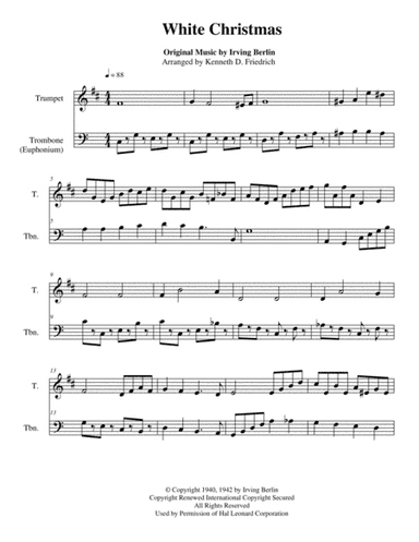 White Christmas (arr. Kenneth D. Friedrich)
