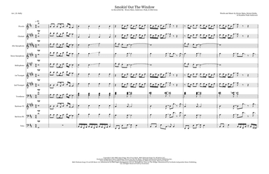 Smokin' Out The Window - Score Only (arr. J. D. Kelly)