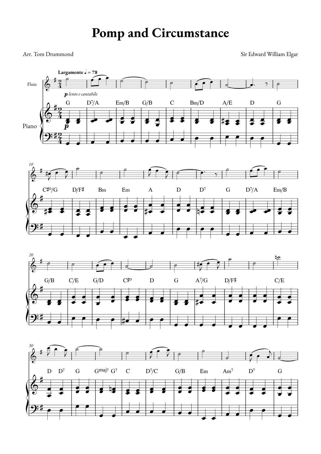 Pomp and Circumstance (arr. Tom Drummond)