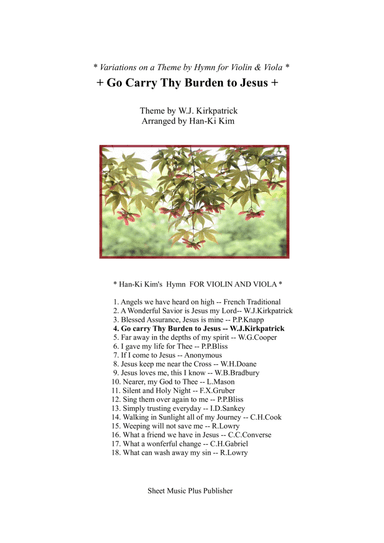 Go carry Thy Burden to Jesus (For Violin and Viola) (arr. Han-Ki Kim)