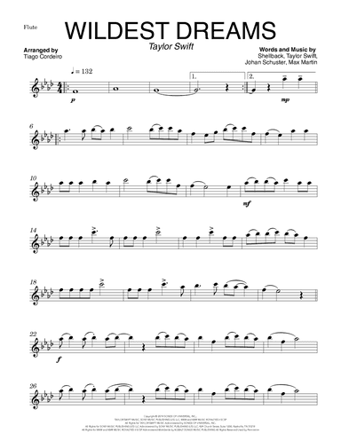 Wildest Dreams (arr. Tiago Cordeiro)