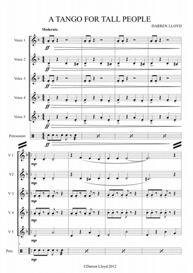 A Tango for tall people - Flexible band