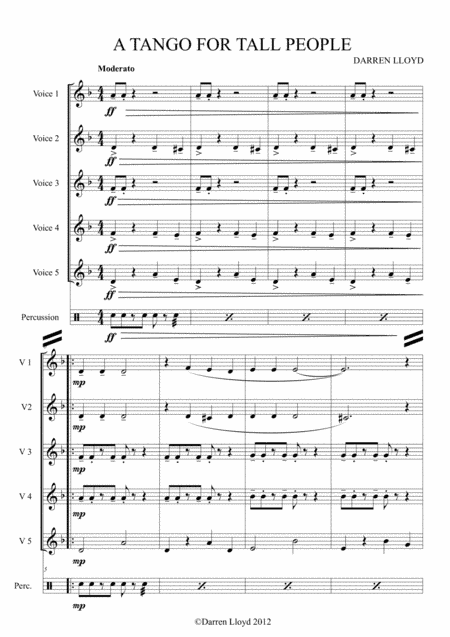 A Tango for tall people - Flexible band