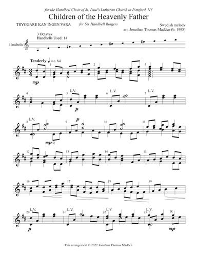 Children of the Heavenly Father (arr. Jonathan Thomas Madden)