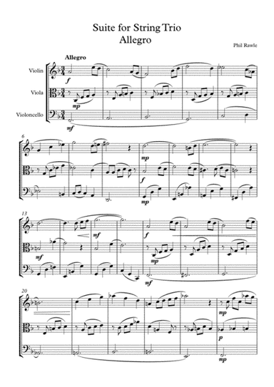 Suite for String Trio