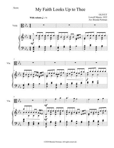 My Faith Looks Up to Thee (arr. Brenda Portman)