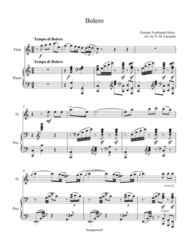 Bolero (arr. Nick Lacanski)