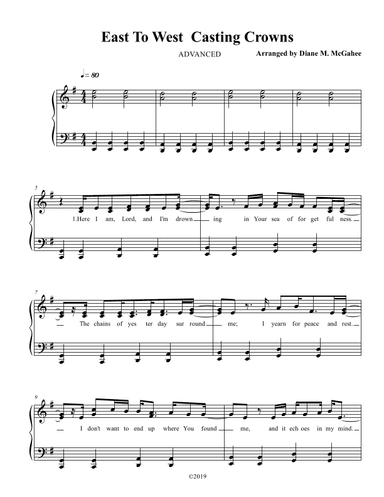 East To West (arr. Diane M. McGahee)