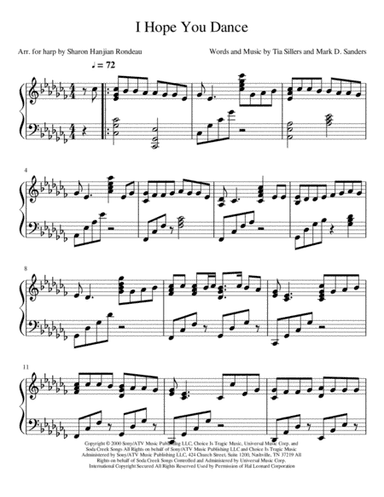 I Hope You Dance (arr. Sharon Hanjian Rondeau)