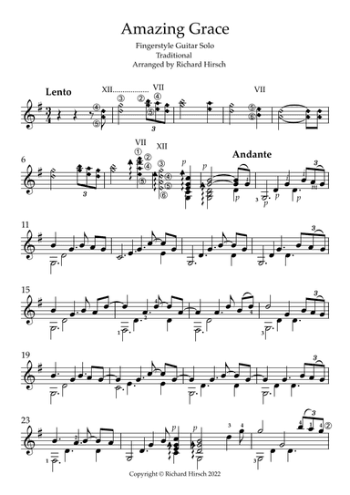 Amazing Grace (arr. Richard Hirsch)
