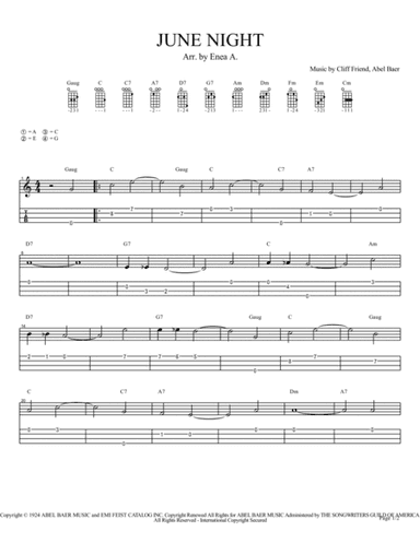 June Night (arr. Enea A.)