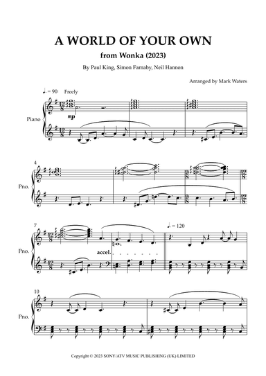 A World Of Your Own (arr. Mark Waters)