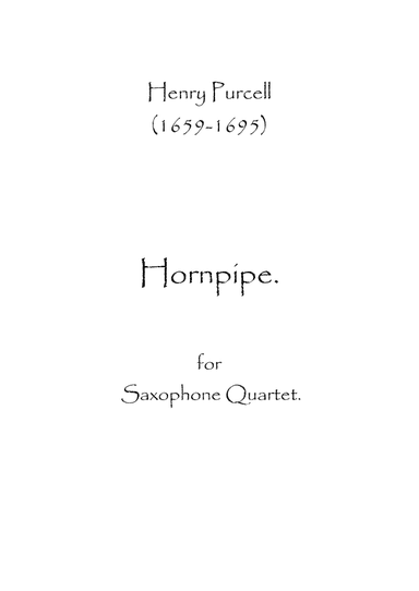Hornpipe (arr. Spence Bundy)
