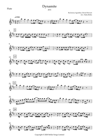 Dynamite (arr. Fabio Britto)