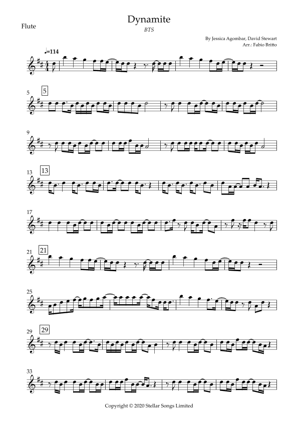 Dynamite (arr. Fabio Britto)