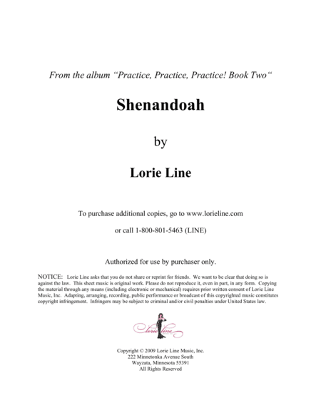 Shenandoah - EASY! (arr. Lorie Line)