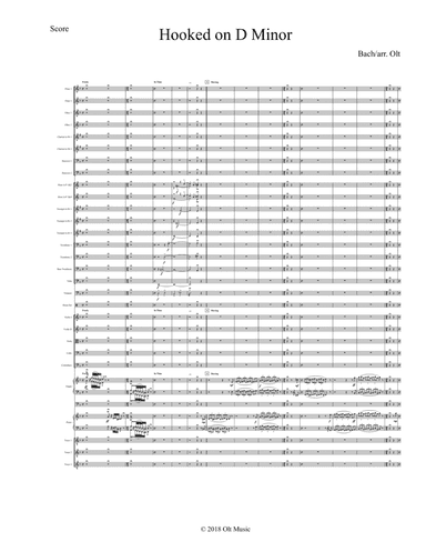 Hooked on D Minor (Toccata and Fugue in D Minor) (arr. Tim Olt)