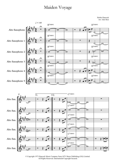 Maiden Voyage (arr. João Reis)