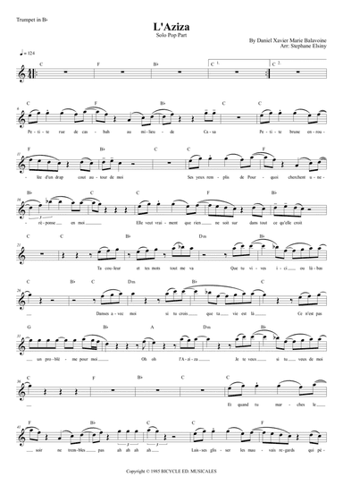 L' Aziza (arr. Stephane ELSINY)