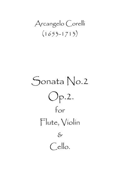 Sonata No.2 Op.2 (arr. Spence Bundy)
