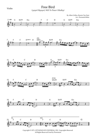 Free Bird (arr. Fernando Britto)