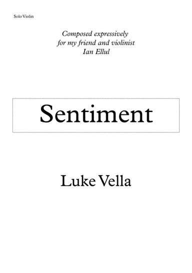 Sentiment