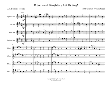 O Sons and Daughters, Let Us Sing! (arr. Dominic Meccia)