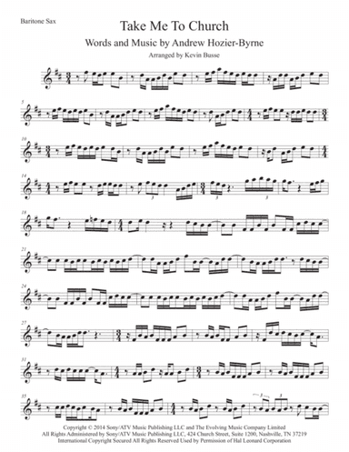 Take Me To Church (arr. Kevin Busse)