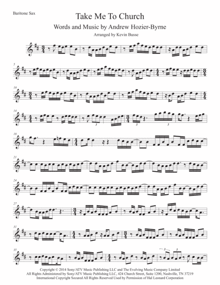 Take Me To Church (arr. Kevin Busse)