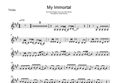 My Immortal (arr. Josiel Oliveira)