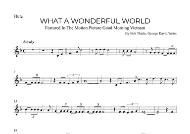 What A Wonderful World (arr. Alex Nunes Rodrigues)
