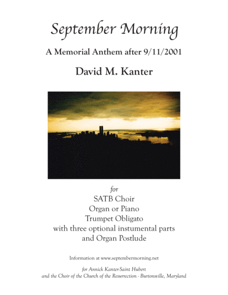 September Morning, an Anthem after 9/11/2001