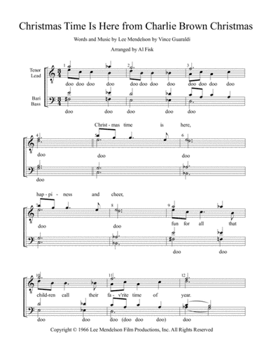 Christmas Time Is Here (arr. Al Fisk)