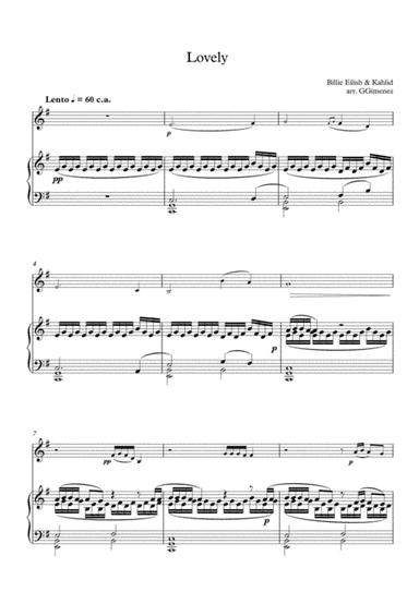 Lovely (arr. Gonzalo Gimenez)