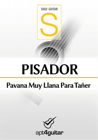 Pavana Muy Llana Para Tañer (arr. Roberto García)