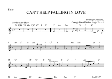 Can't Help Falling In Love (arr. Alex Nunes Rodrigues)