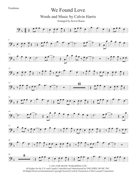 We Found Love (arr. Kevin Busse)