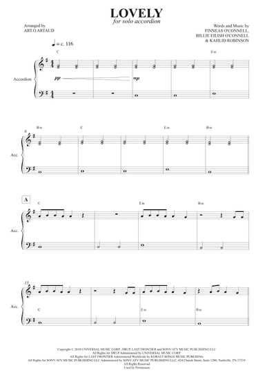 Lovely (arr. Art.o Artaud)