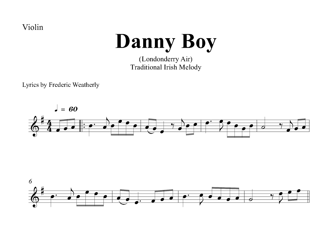 Danny Boy (Londonderry Air) (arr. Gabriel Oliveira)
