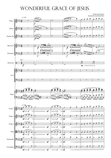 Wonderful Grace Of Jesus (arr. Ana Paula Pires)