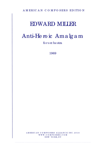 [MillerE] Anti-Heroic Amalgam