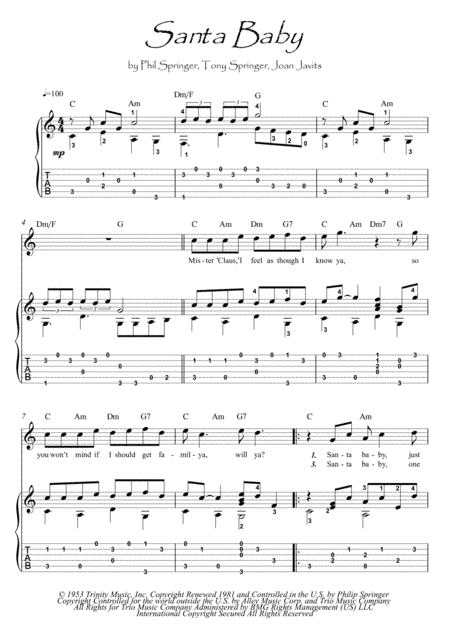 Santa Baby (arr. PianoSheetNow)