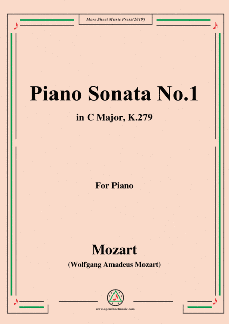 Mozart-Piano Sonata No.1 in C Major,K.279 (arr. MSM)