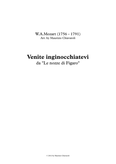 Venite inginocchiatevi (arr. Maurizio Chiavaroli)