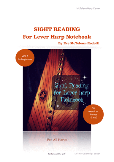 Sight Reading For lever harp -  beginner to intermediate & 27/34 String | McTelenn Harp Center