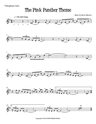 The Pink Panther (arr. Ben Garraway)