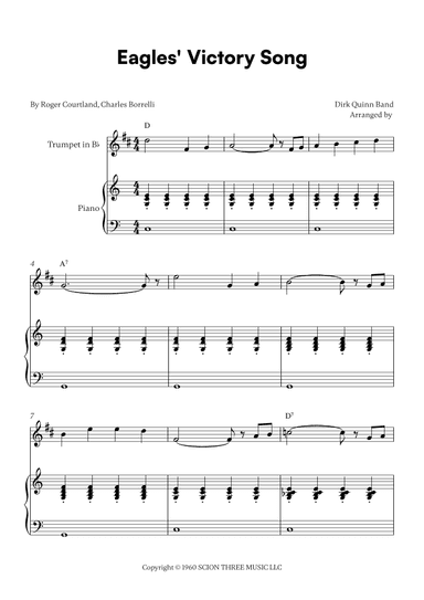 Eagles' Victory Song (arr. Cadenza Editions)