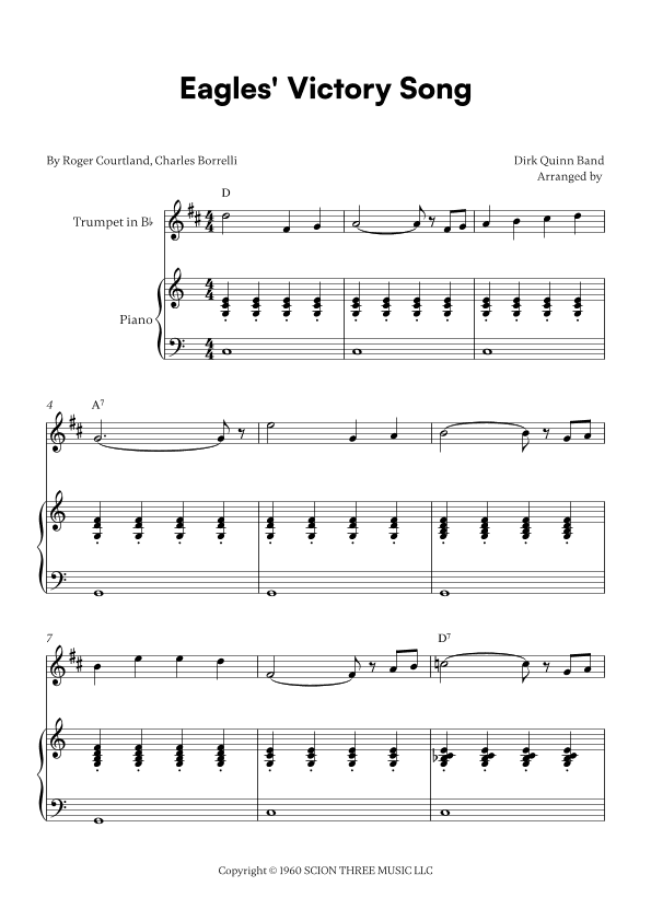 Eagles' Victory Song (arr. Cadenza Editions)