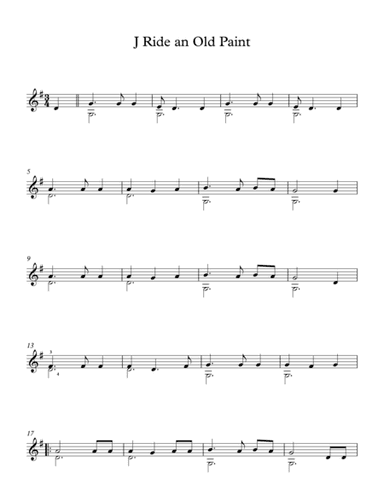 J Ride an Old Paint - American Traditional Song (arr. Milan Mitic)