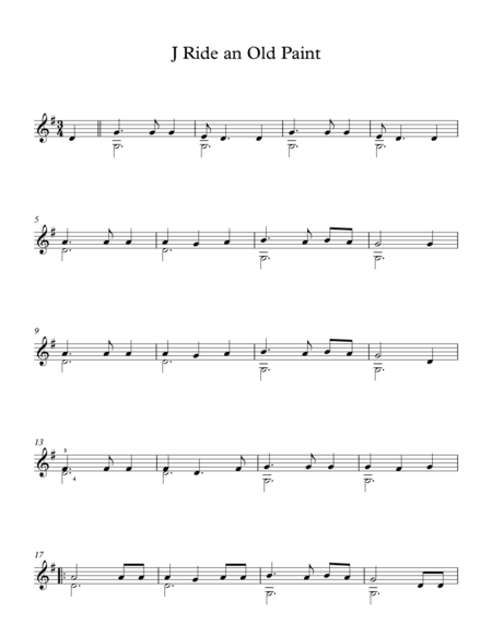 J Ride an Old Paint - American Traditional Song (arr. Milan Mitic)